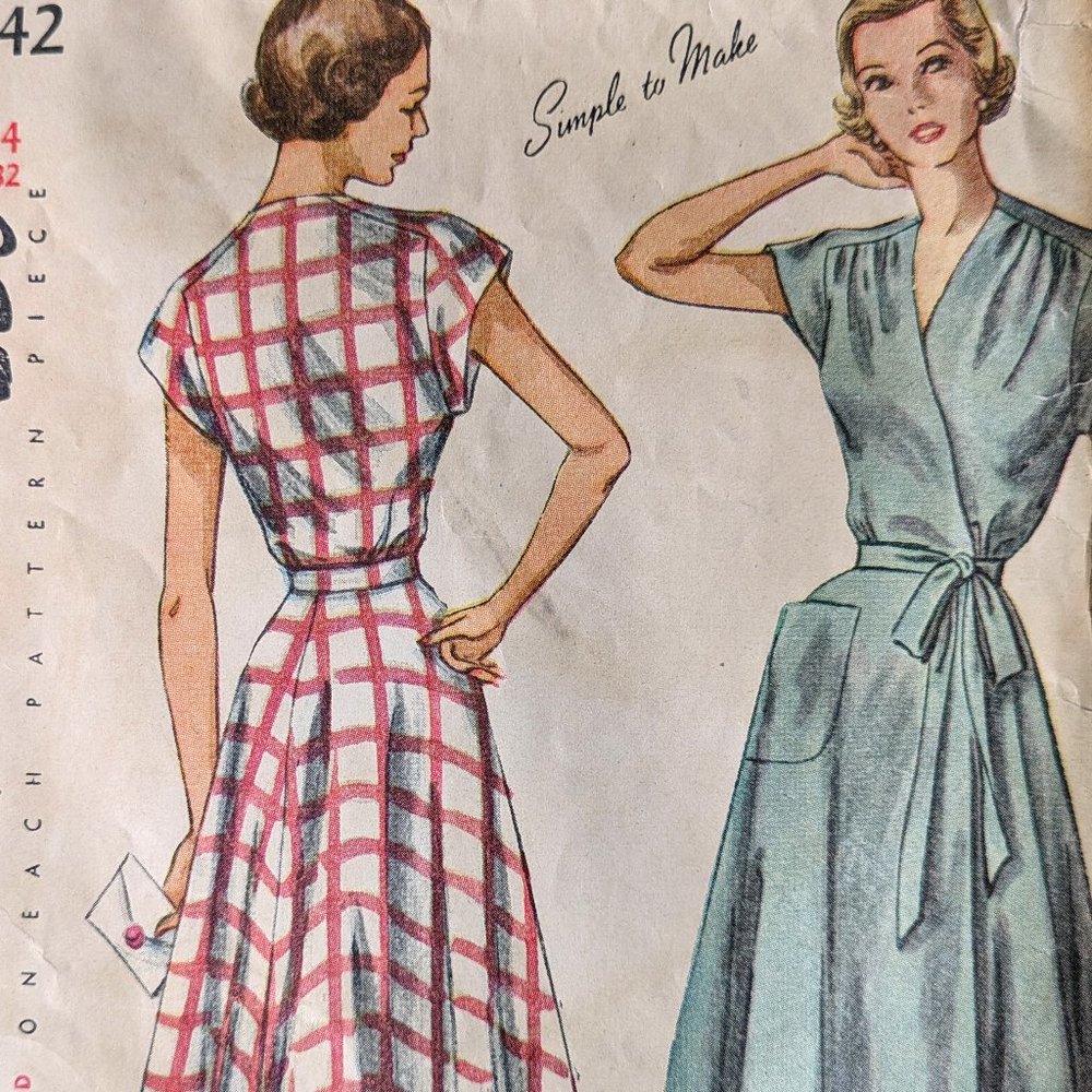 Vintage Simplicity 2842 Sewing Pattern